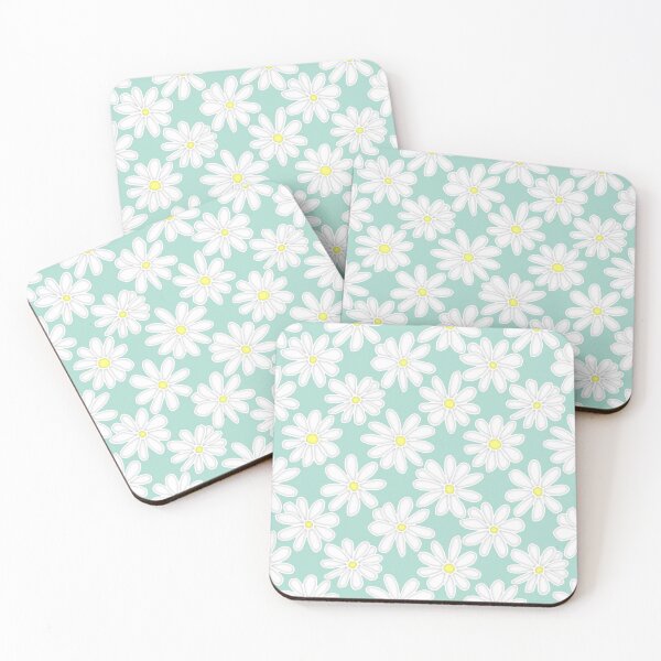 Item preview, Bright Happy Daisies on Mint designed and sold by Perrin Le Feuvre.
