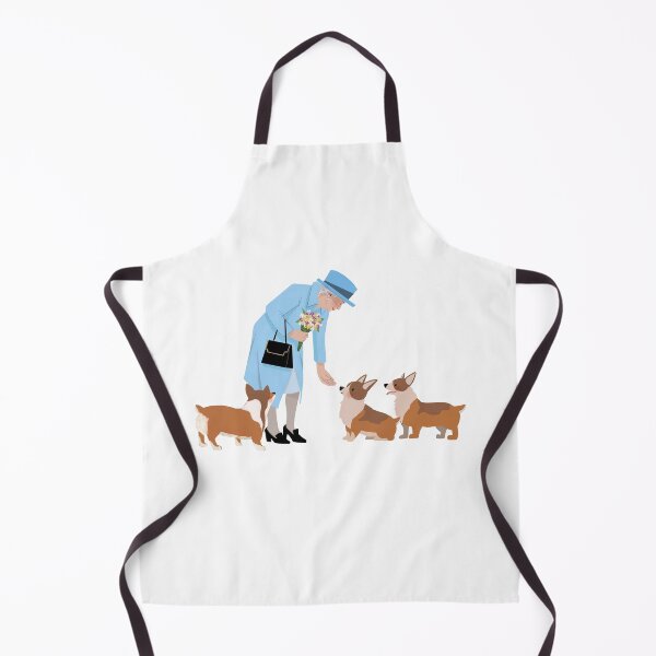 Item preview, Queen and her corgis designed and sold by ElainaNienow.