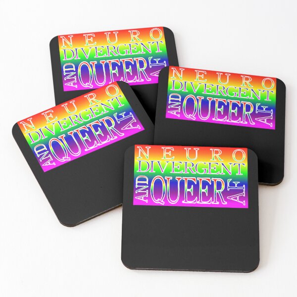 Item preview, Neuro Divergent and QUEER AF  designed and sold by LYNDSEYFIBUS.