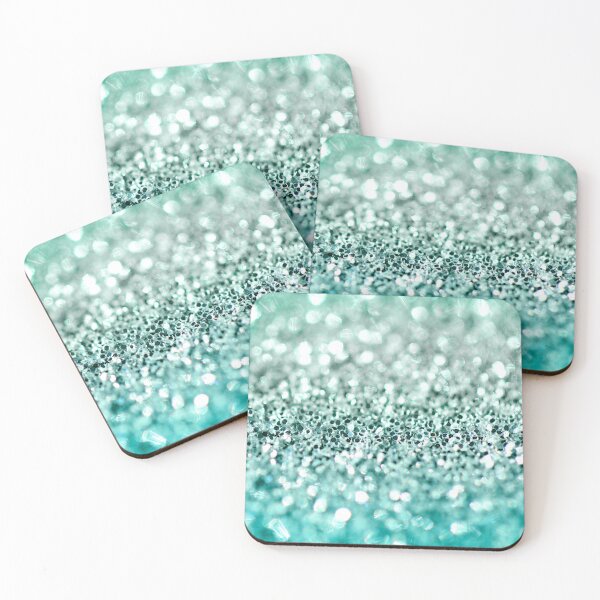 Item preview, Aqua Glitter designed and sold by Perrin Le Feuvre.
