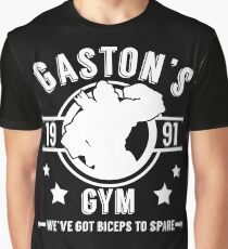 Gaston's Gym (White Version) Graphic T-Shirt