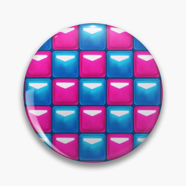 Item preview, Beat Saber Block Pattern 2022 - Fuchsia Pink & Azure Blue designed and sold by JessySketches.