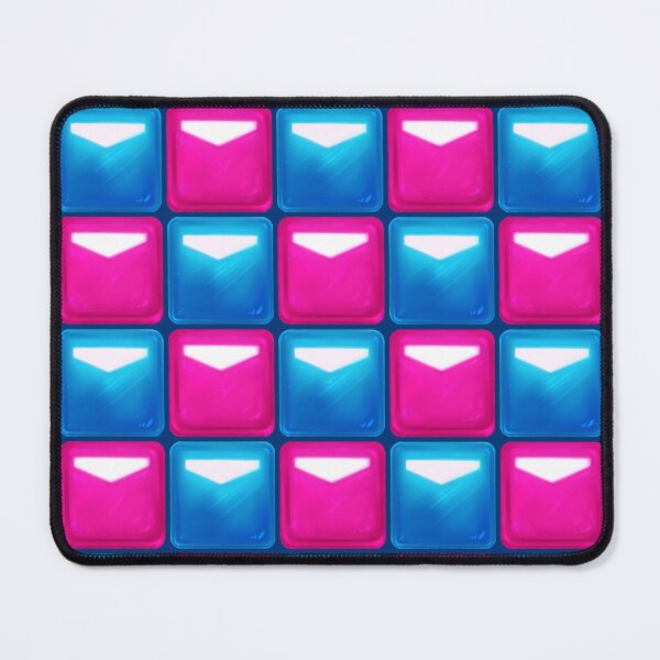 Item preview, Beat Saber Block Pattern 2022 - Fuchsia Pink & Azure Blue designed and sold by JessySketches.