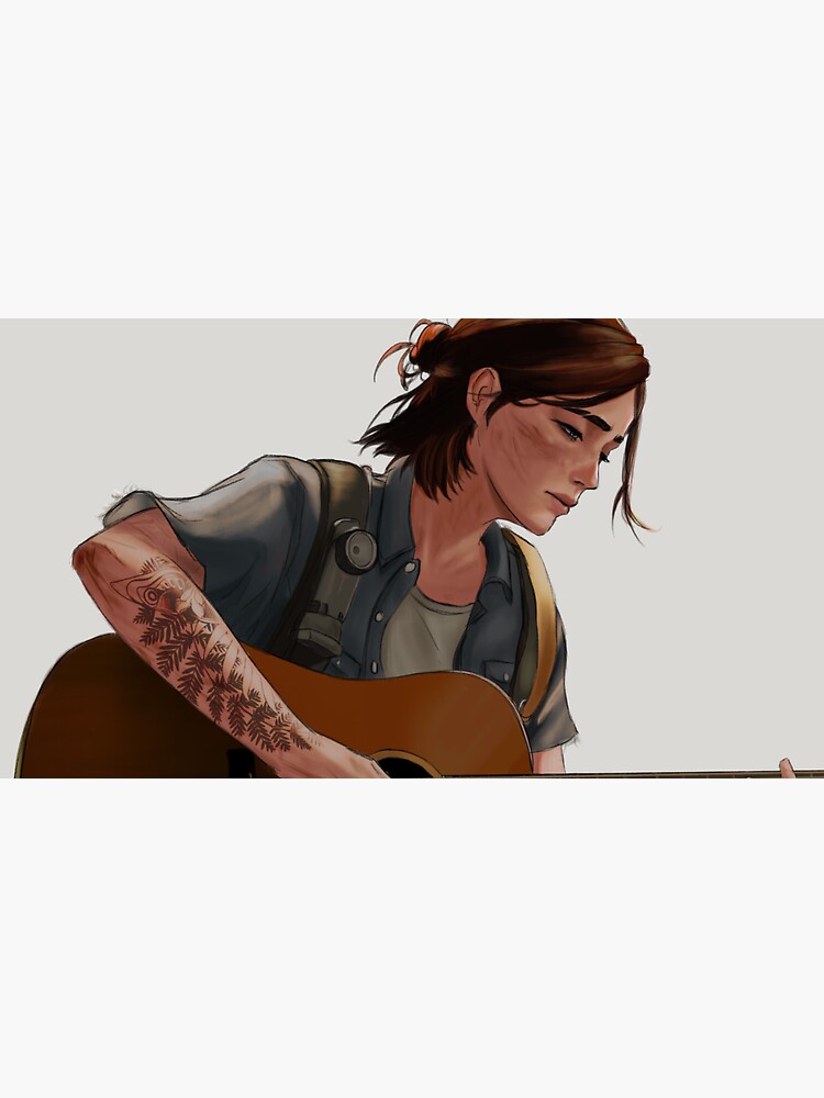Ellie The Last of Us 2 Art Board Print for Sale by Zu Yuan Cesar