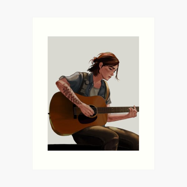 Photo The Last of Us 2 Guitar Blood Ellie, Joel Girls vdeo 3840x2160