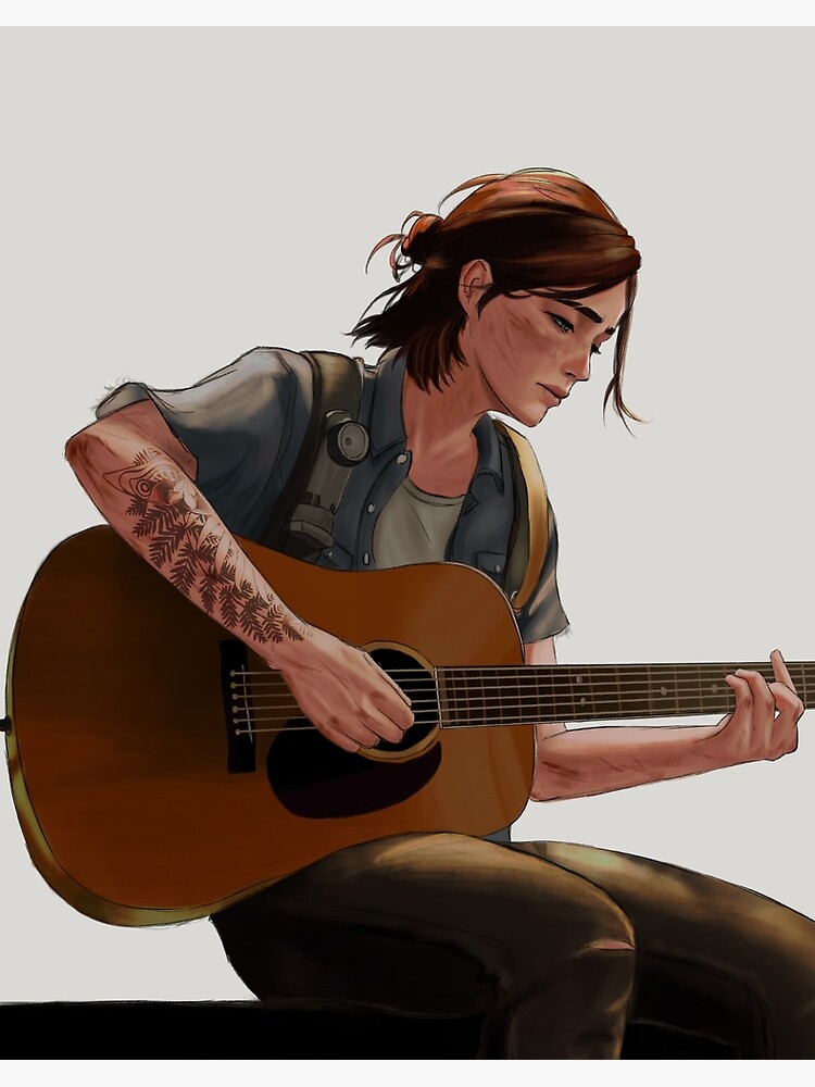 Ellie The Last of Us 2 Art Board Print for Sale by Zu Yuan Cesar