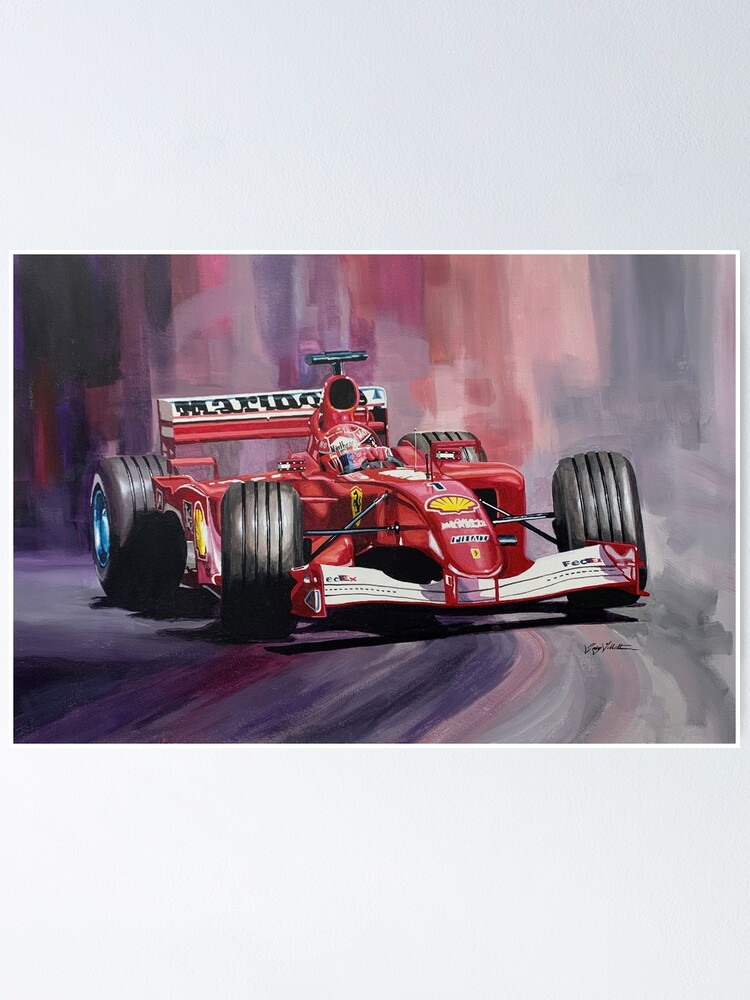 "MICHAEL SCHUMACHER" Poster for Sale by Gregtillettart | Redbubble