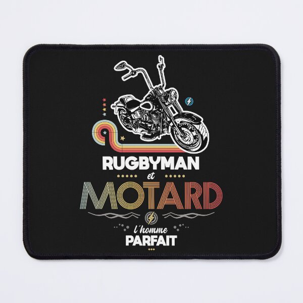 Item preview, Rugby player and biker the perfect man designed and sold by lepetitcalamar.