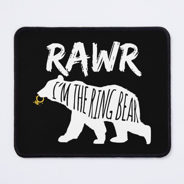 Item preview, Rawr I'm The Ring Bear Ring Bearer Wedding Gift designed and sold by haselshirt.