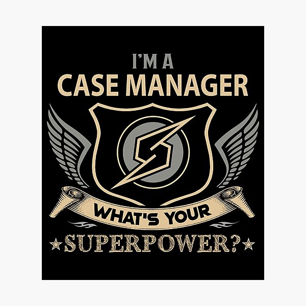 Item preview, Case Manager T Shirt - Superpower Job Gift Item Tee designed and sold by watkinsmat.