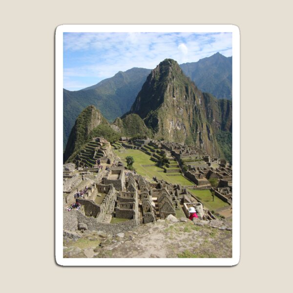 Nature, Point de repère, Lieu mystique, Archéologie, Amérique du Sud, Pérou, Machu Pichu, Photographie, BebiCervin Magnet
