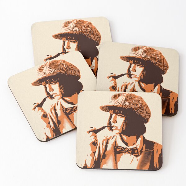 Item preview, Retro Illustration Woman Smoking Corncob Pipe designed and sold by boholoc0.