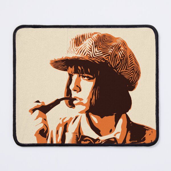 Item preview, Retro Illustration Woman Smoking Corncob Pipe designed and sold by boholoc0.