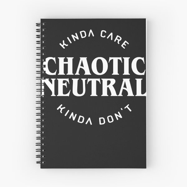Item preview, Chaotic neutral alignment kinda care kinda don&;t funny quotes relaxed fit designed and sold by bryama5827.