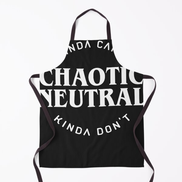 Item preview, Chaotic neutral alignment kinda care kinda don&;t funny quotes relaxed fit designed and sold by bryama5827.