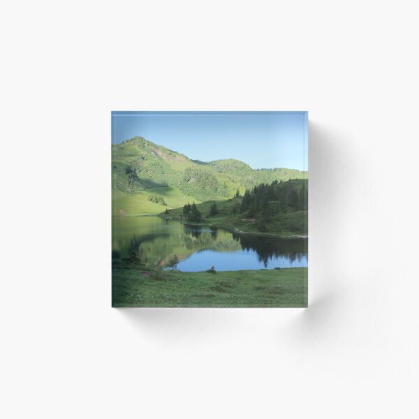 Europa, Schweiz, Flumserberg, Seebensee, Voir, Landschaft, Natur, Fotografie, BebiCervin Bloc acrylique