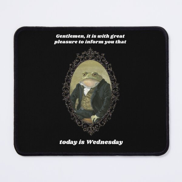 Item preview, Colonel Toad - Gentlemen It Is With Great Pleasure To Inform You Today Is Wednesday designed and sold by DOS Games.