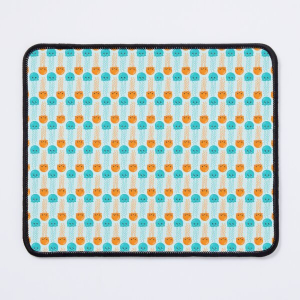 Item preview, Aesthetic Jelly Fish blue sea and orange designed and sold by vanyadesign.