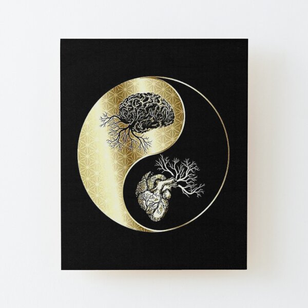 Wall Art Print Yoga Ying-Yang Zen Meditation, Gifts & Merchandise