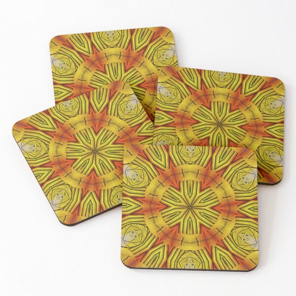 Item preview, square format design as yellow gold floral fantasy designed and sold by mister-john.