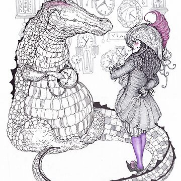 Artwork thumbnail, Captain Hook and the Crocodile by Jessica Gadra