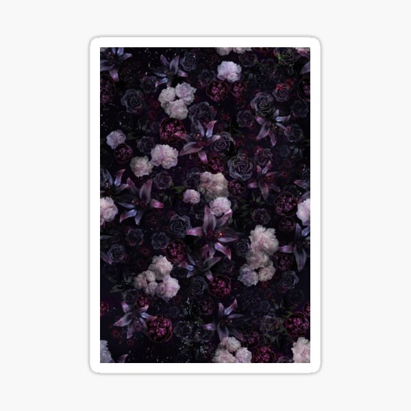 Item preview, Midsummer Nights Dream #Dark Floral #Midnight #Black #Rose #Night designed and sold by ANTHROPOLESLEY.