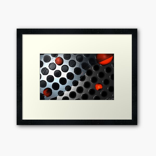 Wasserplatte Gerahmter Kunstdruck