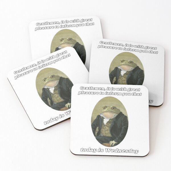 Item preview, Colonel Toad - Gentlemen It Is With Great Pleasure To Inform You Today Is Wednesday (No Frame) designed and sold by DOS Games.