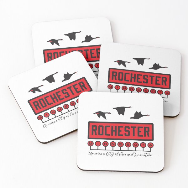 Item preview, Rochester, Minnesota, USA. Lettering. Red color designed and sold by Dmitry Sytnikov.
