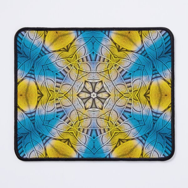 Item preview, radial yellow gold floral fantasy in square format designed and sold by mister-john.