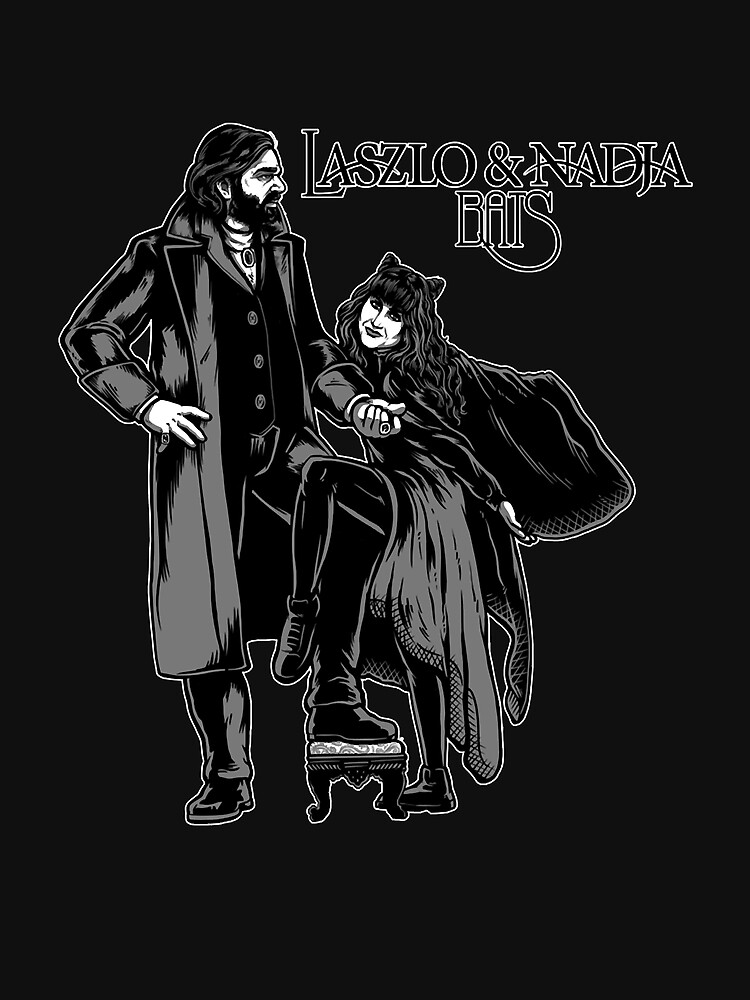 Aperçu 5 sur 5. T-shirt graphique avec l'œuvre couverture de l'album Laszlo & nadja créée et vendue par maddalena4439.