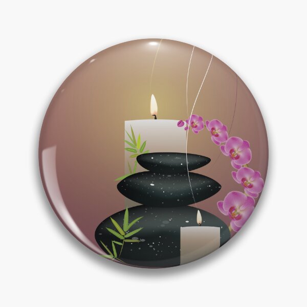 Item preview, Pebbles with orchid designed and sold by AnnArtshock.