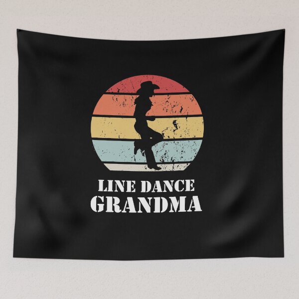 Item preview, Line Dance Grandma Cowgirl Retro Vintage designed and sold by theshirtinator.