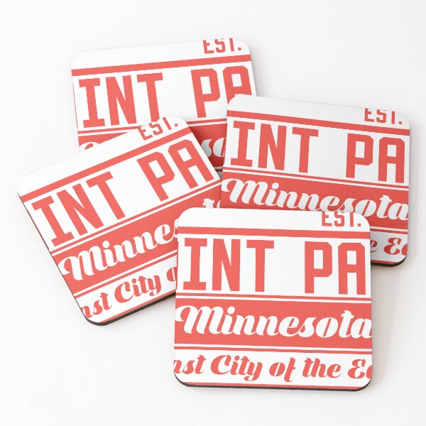 Item preview, Saint Paul, Minnesota. Lettering. Orange color designed and sold by Dmitry Sytnikov.