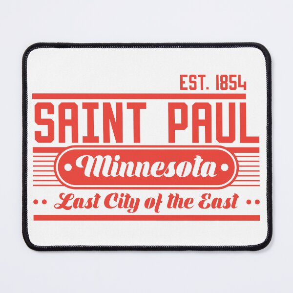 Item preview, Saint Paul, Minnesota. Lettering. Orange color designed and sold by Dmitry Sytnikov.