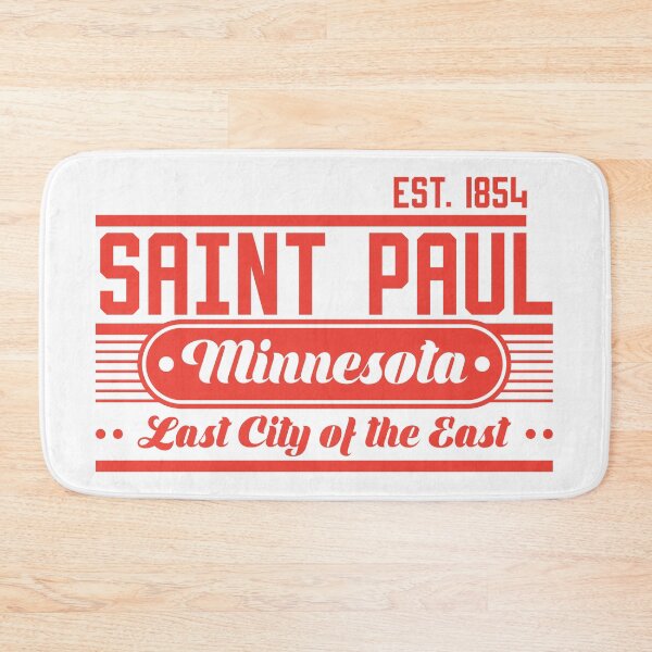 Item preview, Saint Paul, Minnesota. Lettering. Orange color designed and sold by Dmitry Sytnikov.