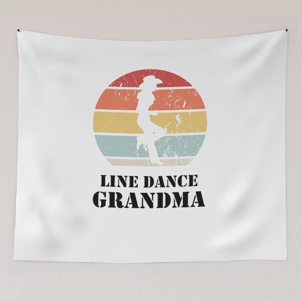 Item preview, Line Dance Grandma Cowgirl Retro Vintage designed and sold by theshirtinator.