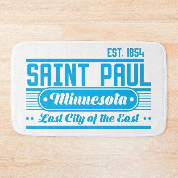 Item preview, Saint Paul, Minnesota. Lettering. Blue color designed and sold by Dmitry Sytnikov.