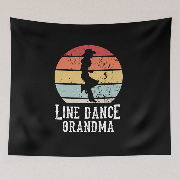 Item preview, Line Dance Grandma Cowgirl Retro Vintage Grandmother designed and sold by theshirtinator.