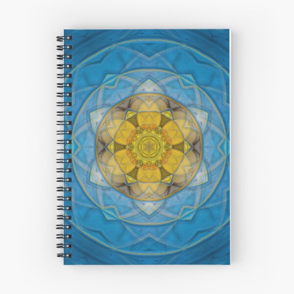 Item preview,  radial yellow gold floral fantasy in square format designed and sold by mister-john.