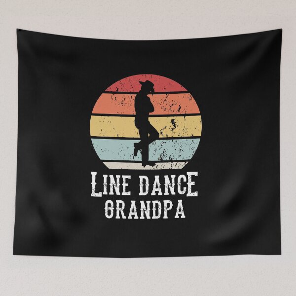 Item preview, Line Dance Grandpa Cowboy Retro Vintage designed and sold by theshirtinator.
