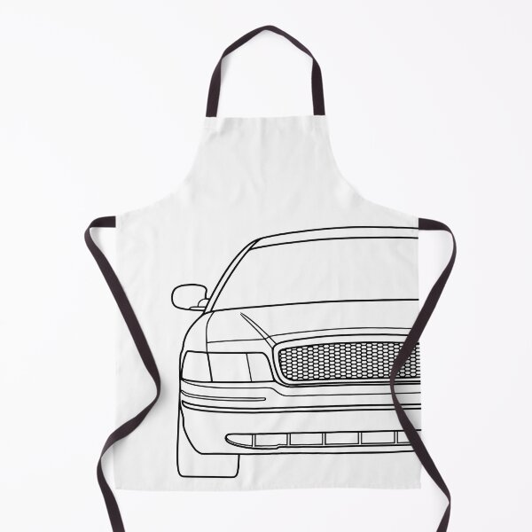 Item preview, Ford Crown Victoria Police Interceptor best t-shirt design USA black lines designed and sold by EdimDesign.