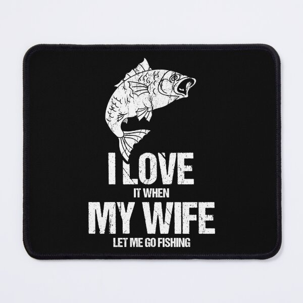 Item preview, Wife Let's Me Ice Fishing Winter Ice Holiday Gift designed and sold by haselshirt.