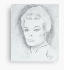 older woman Canvas Print