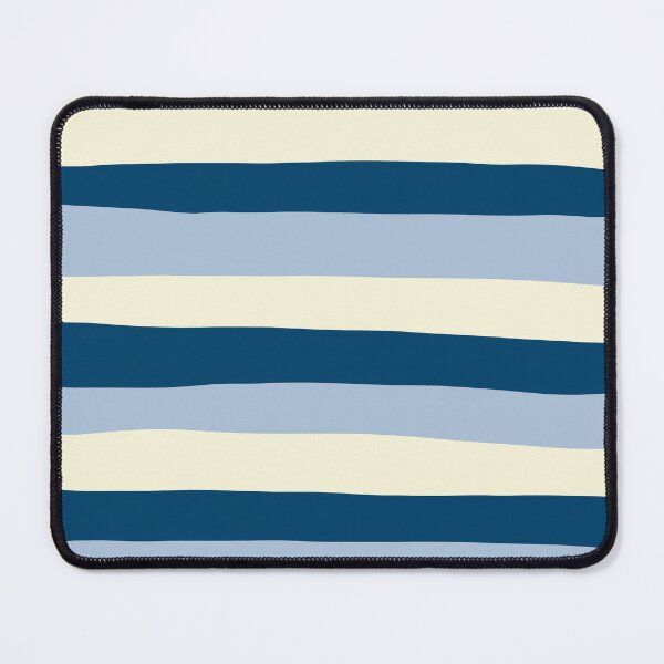 Item preview, Uneven Stripes - Dark Blue, Light Blue and Cream designed and sold by LAEC-Shop.