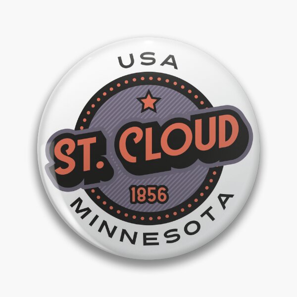 Item preview, St. Cloud, Minnesota, USA. Lettering. Violet and rose color designed and sold by Dmitry Sytnikov.