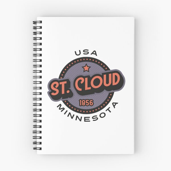 Item preview, St. Cloud, Minnesota, USA. Lettering. Violet and rose color designed and sold by Dmitry Sytnikov.