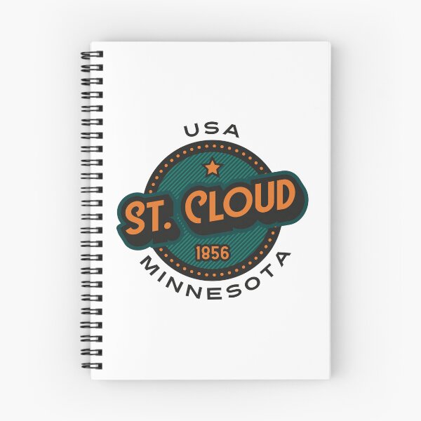 Item preview, St. Cloud, Minnesota, USA. Lettering. Green and yellow color designed and sold by Dmitry Sytnikov.