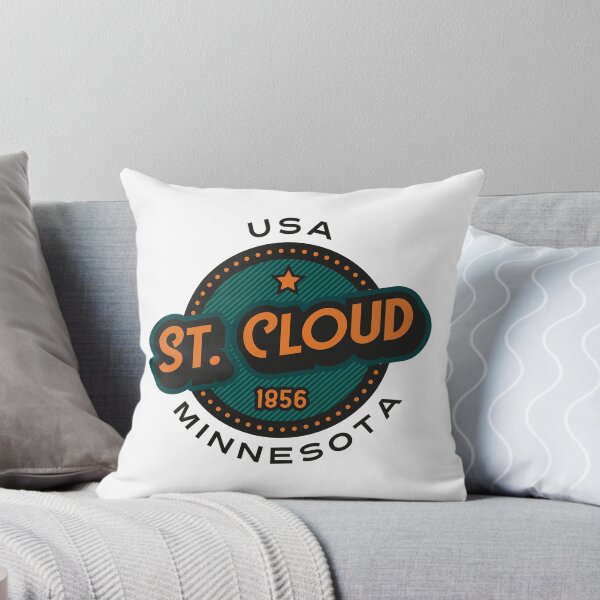 Item preview, St. Cloud, Minnesota, USA. Lettering. Green and yellow color designed and sold by Dmitry Sytnikov.