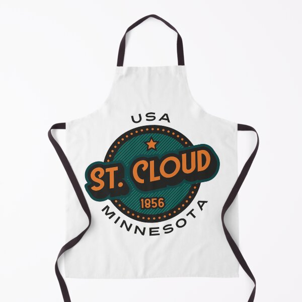 Item preview, St. Cloud, Minnesota, USA. Lettering. Green and yellow color designed and sold by Dmitry Sytnikov.